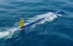 The autonomous unmanned BlueWhale submarine. (Credit: IAI)