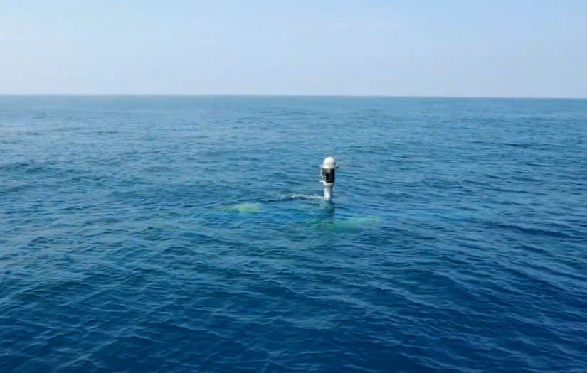 Autonomous submarine performing anti-submarine warfare operations
