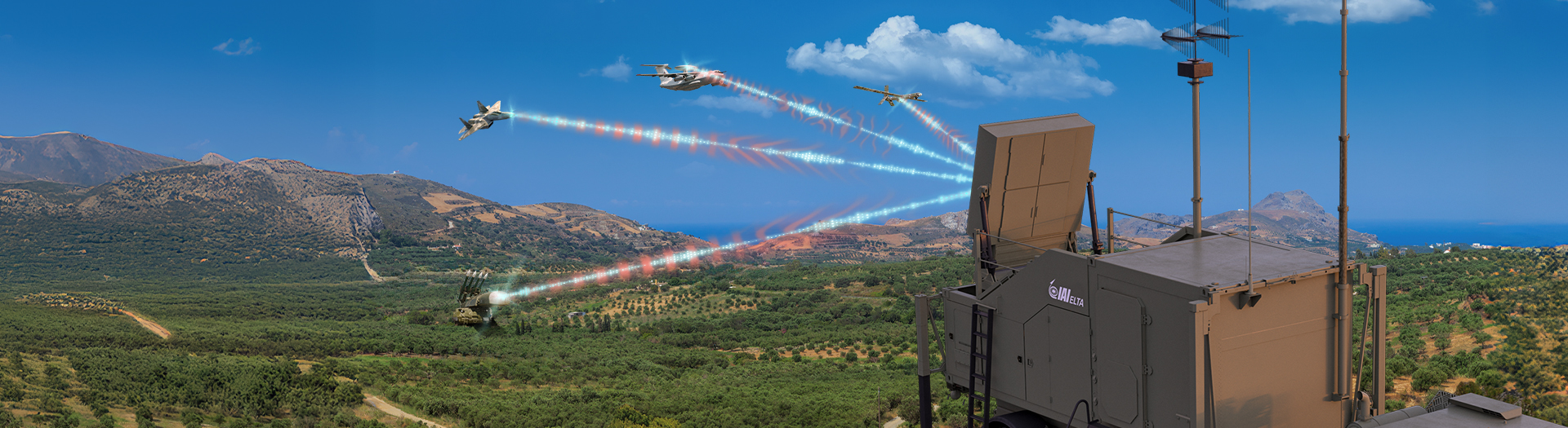 EW AESA Ground electronic warfare system