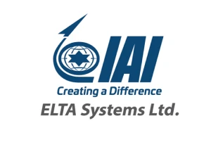 The logo of IAI ELTA Systems Ltd. features a stylized blue emblem with a star in a circle and an arrow, accompanied by the text IAI Creating a Difference ELTA Systems Ltd. in blue and gray.