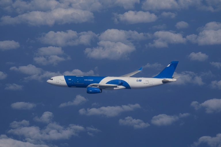 IAI Announces Maiden Flight of Airbus A330-300 Passenger-to-Freighter Converted Aircraft